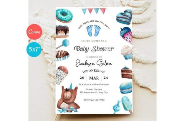 Baby Shower Invitation Template 482
