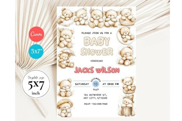 Baby Shower Invitation Template 489