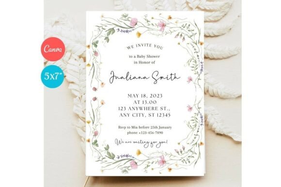 Baby Shower Invitation Template 498