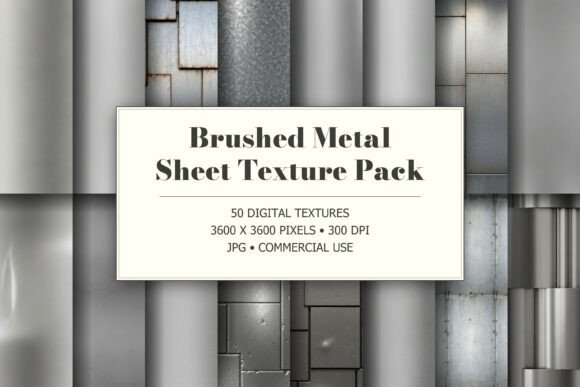 Brushed Metal Sheet Texture Pack