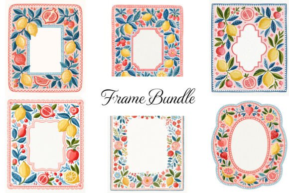 Bundle of 6 Frames, Mediterranean Border