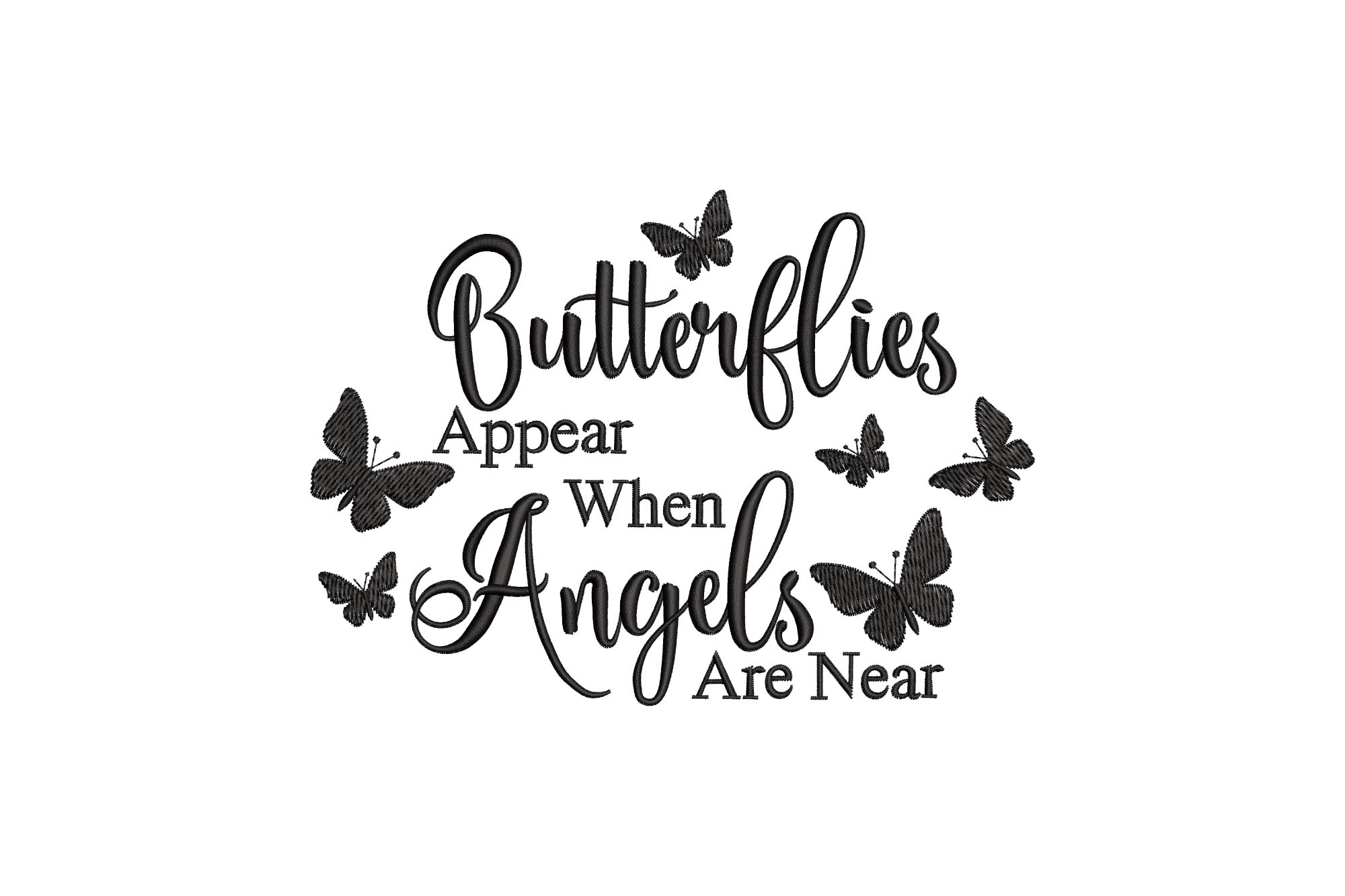 Butterflies Appear when Angels Are Near