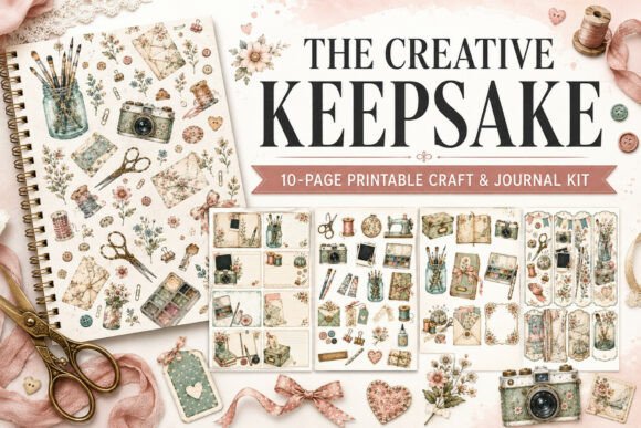 Creative Keepsake Printable Journal Kit