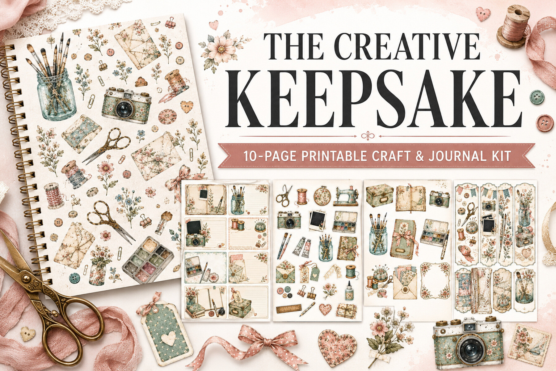 Creative Keepsake Printable Journal Kit