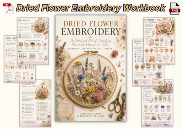 Dried Flower Embroidery Guide