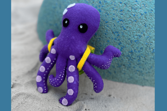 Felt Octopus & Backpack Sewing Pattern