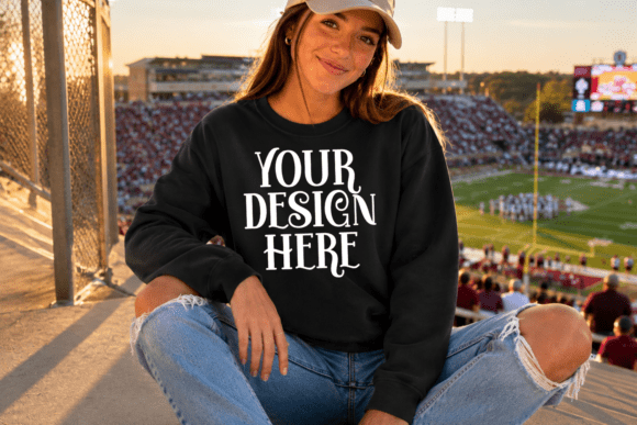 Gildan 18000 Football Mockup