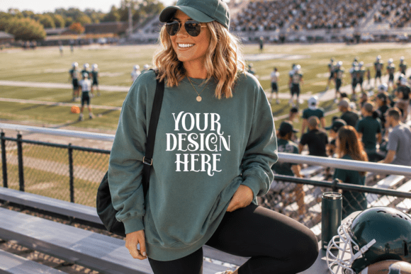 Gildan 18000 Football Mockup