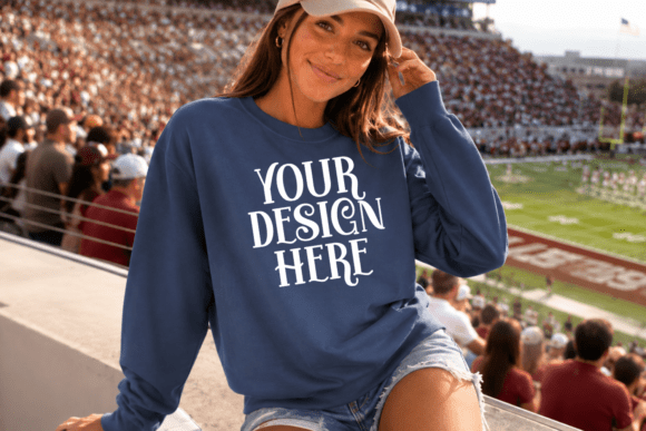 Gildan 18000 Football Mockup