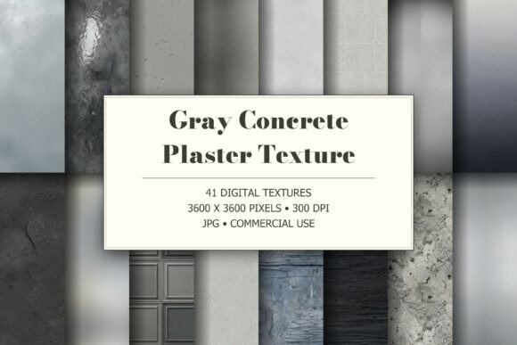 Gray Concrete Plaster Texture