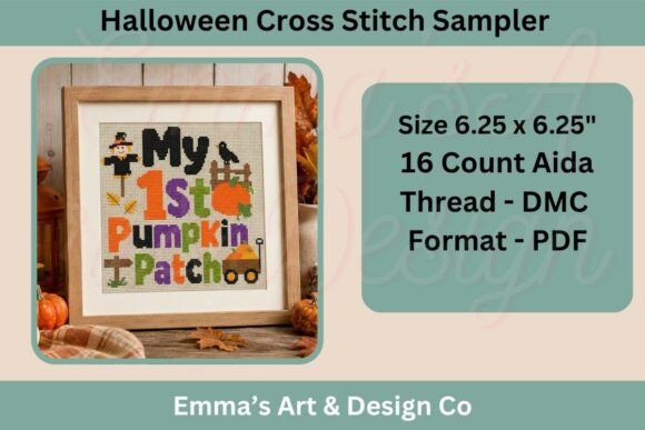 Halloween Cross Stitch Pattern