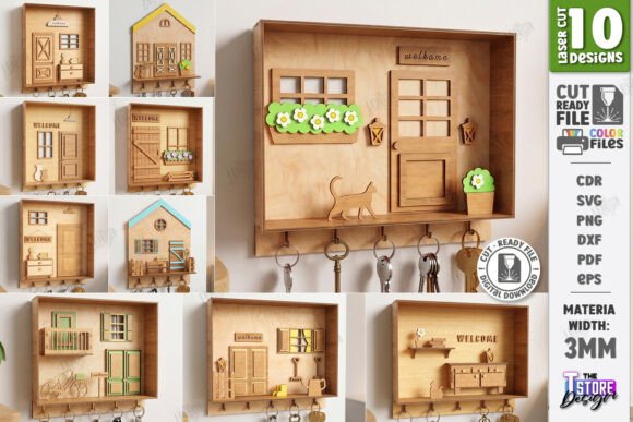 Keyholder Welcome Miniature Laser Bundle