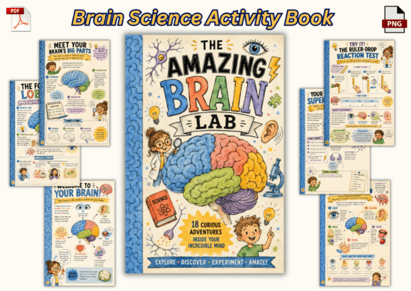 Kids Brain Activity & Learning Book
