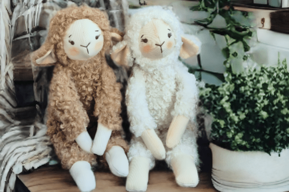 Lamb Plush Sewing Pattern PDF