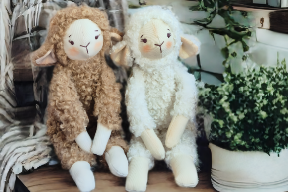 Lamb Plush Sewing Pattern PDF