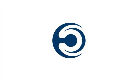 Letter EC Circle Logo Icon Design Vector