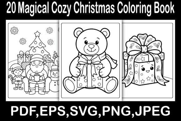 Magical Cozy Christmas Coloring Book