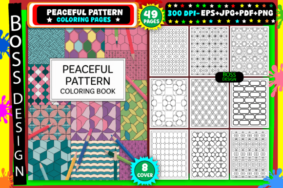 Peaceful Pattern Coloring Pages