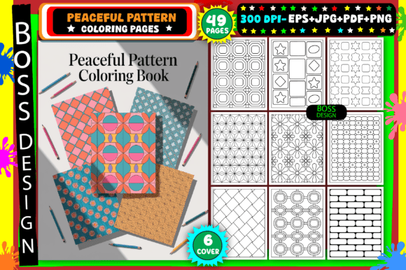 Peaceful Pattern Coloring Pages