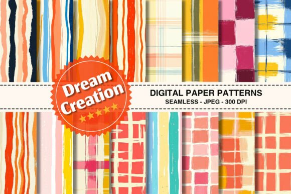 Plaid Stripe Check Seamless Pattern