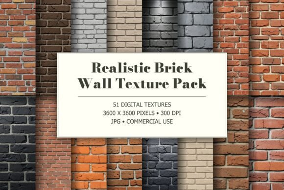 Realistic Brick Wall Texture Pack