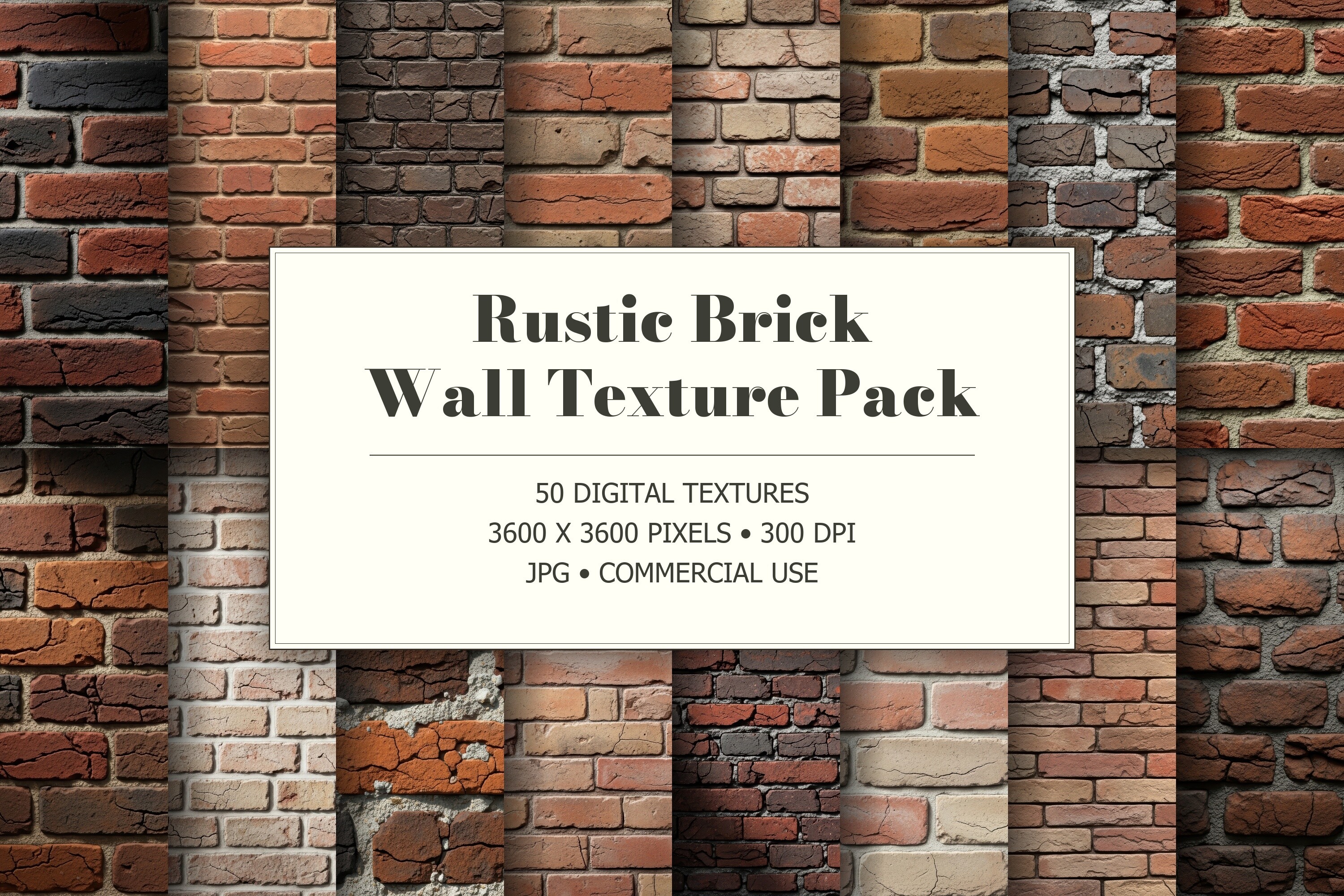 Rustic Brick Wall Texture Pack