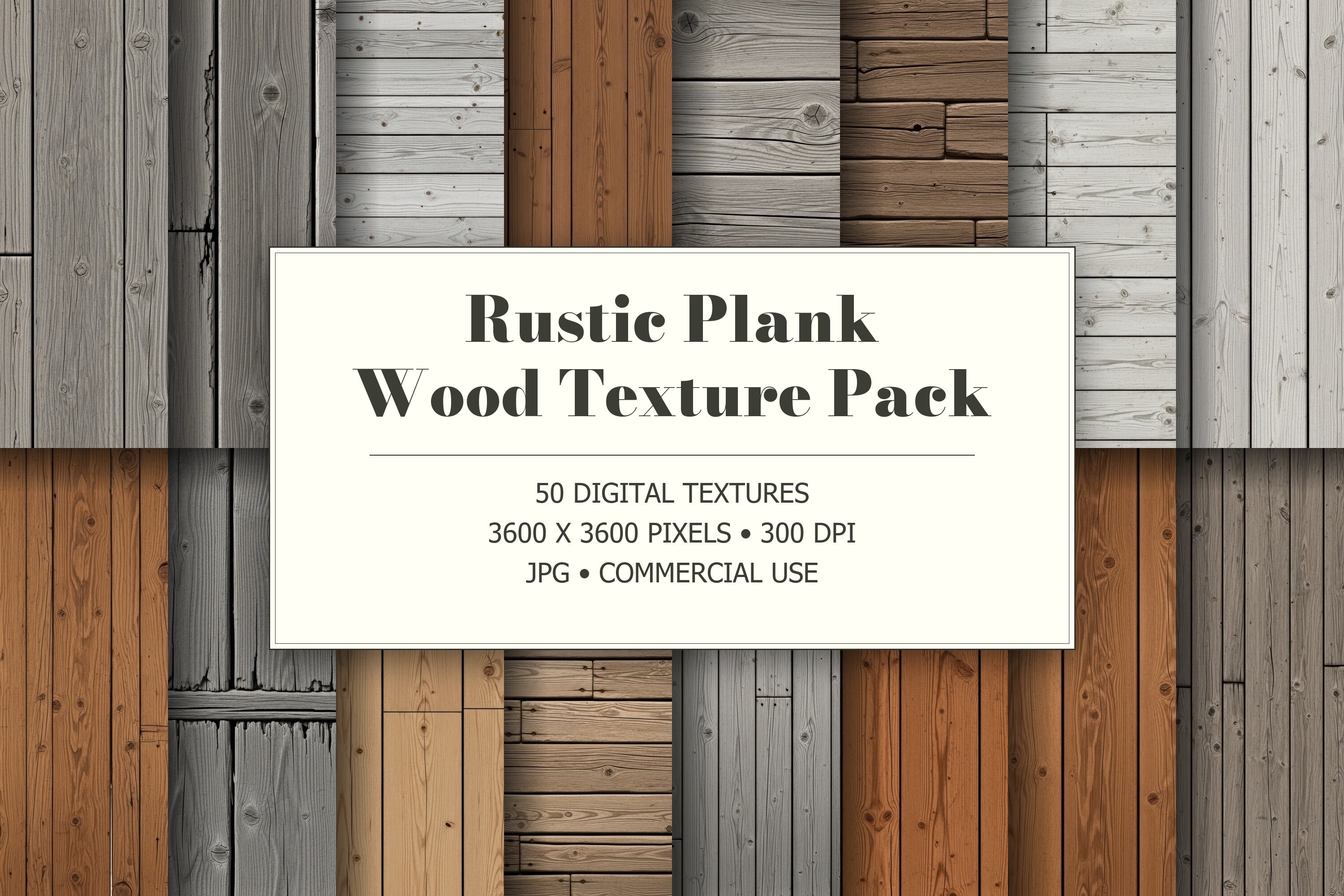 Rustic Plank Wood Texture Pack