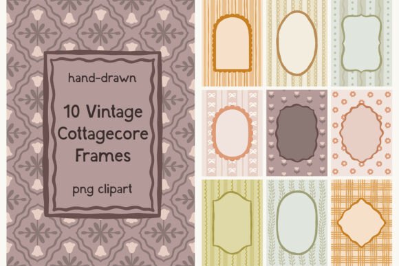 10 Vintage Cottagecore Frames