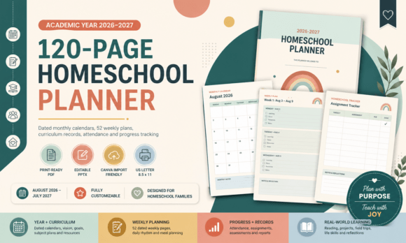 2026 2027 Home School Planner