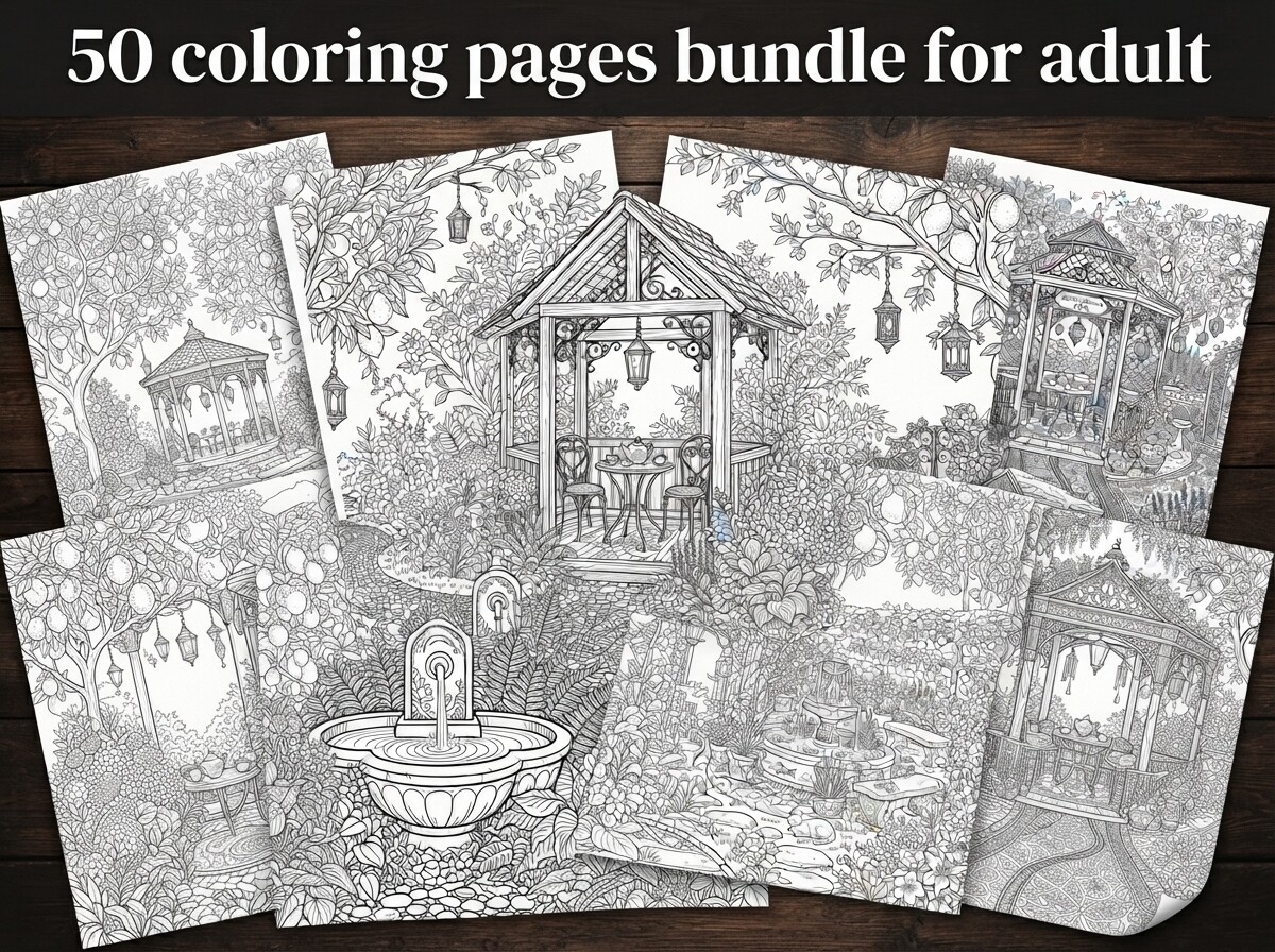 50 Secret Garden Lemon Tree Coloring
