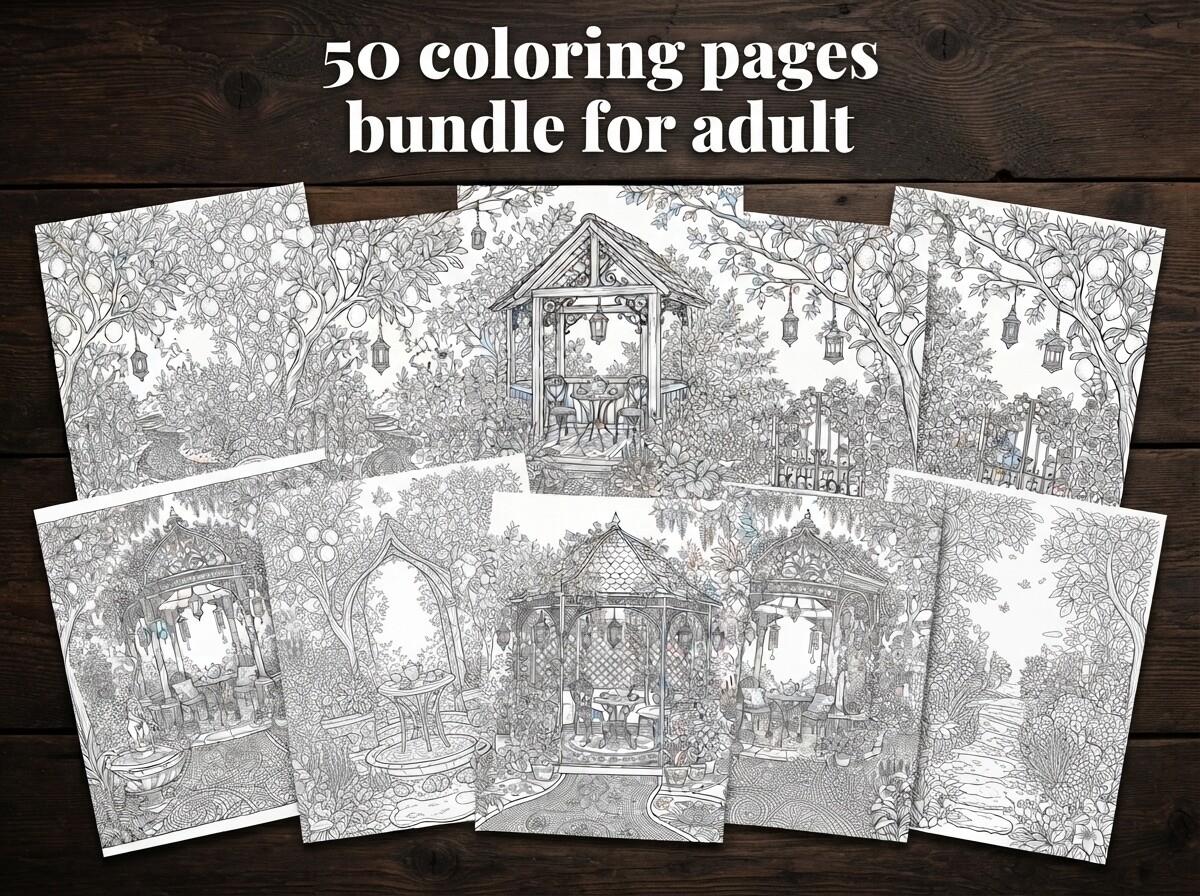 50 Secret Garden Lemon Tree Coloring