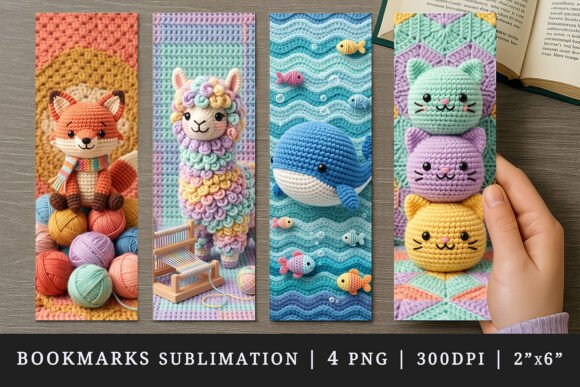 Amigurumi Bookmark Design Set