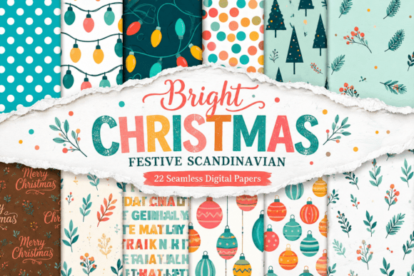 Bright Christmas Festive Scandinavian