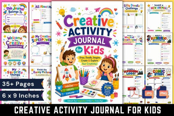 Creative Activity Journal for Kids