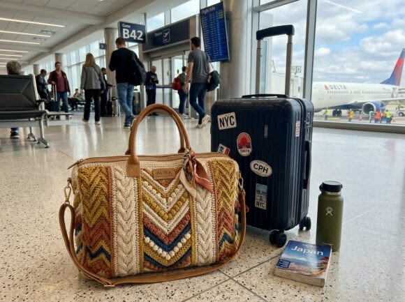 Crochet Travel Bag Pattern - free crochet bag pattern