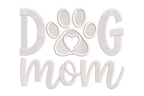 Dog Mom Paw