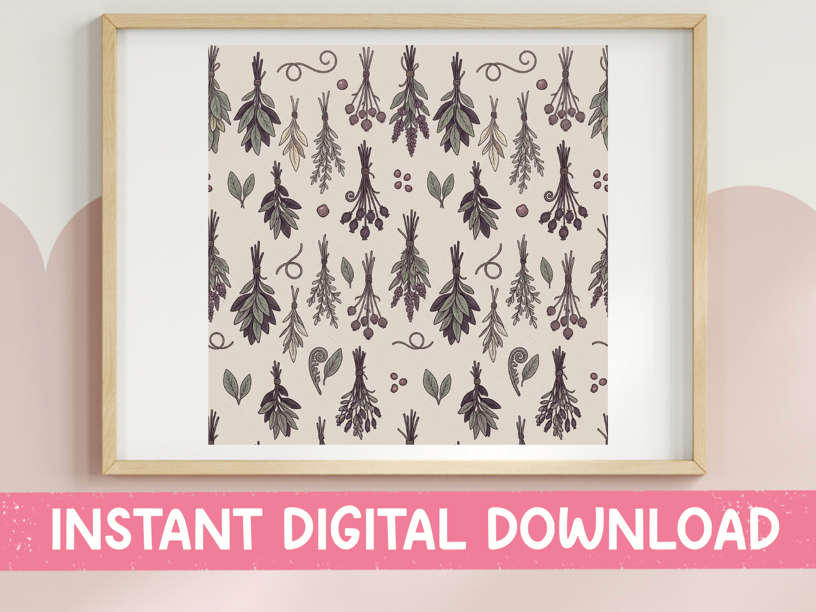 Dried Herb Bundles Pattern