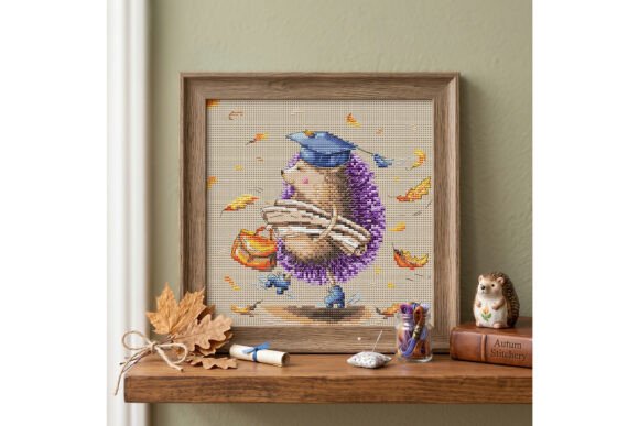 Hedgehog Student Autumn Fall
