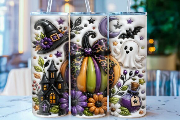 Inflated Spooky Halloween Tumbler Wrap