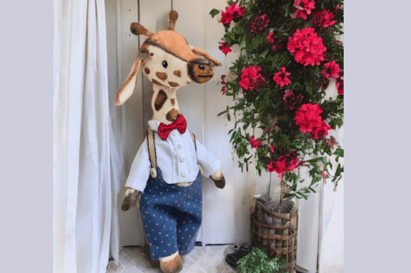 Little Boy Giraffe Sewing Pattern
