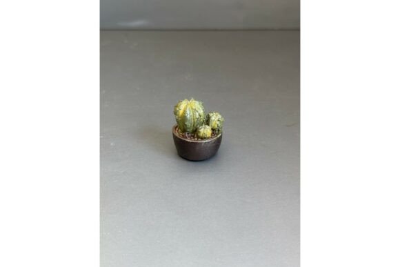 3D Printable Plants for Dollhouse Miniatures | Cactus, Adenium STL Files - Image 2