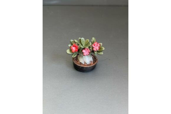 3D Printable Plants for Dollhouse Miniatures | Cactus, Adenium STL Files - Image 5