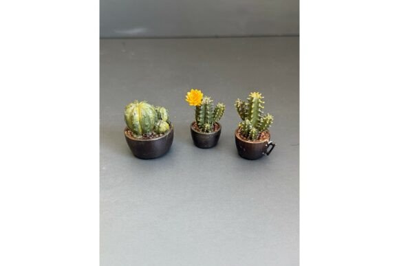 3D Printable Plants for Dollhouse Miniatures | Cactus, Adenium STL Files - Image 6