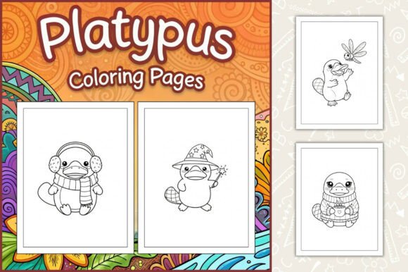 Platypus Coloring Pages for Kids