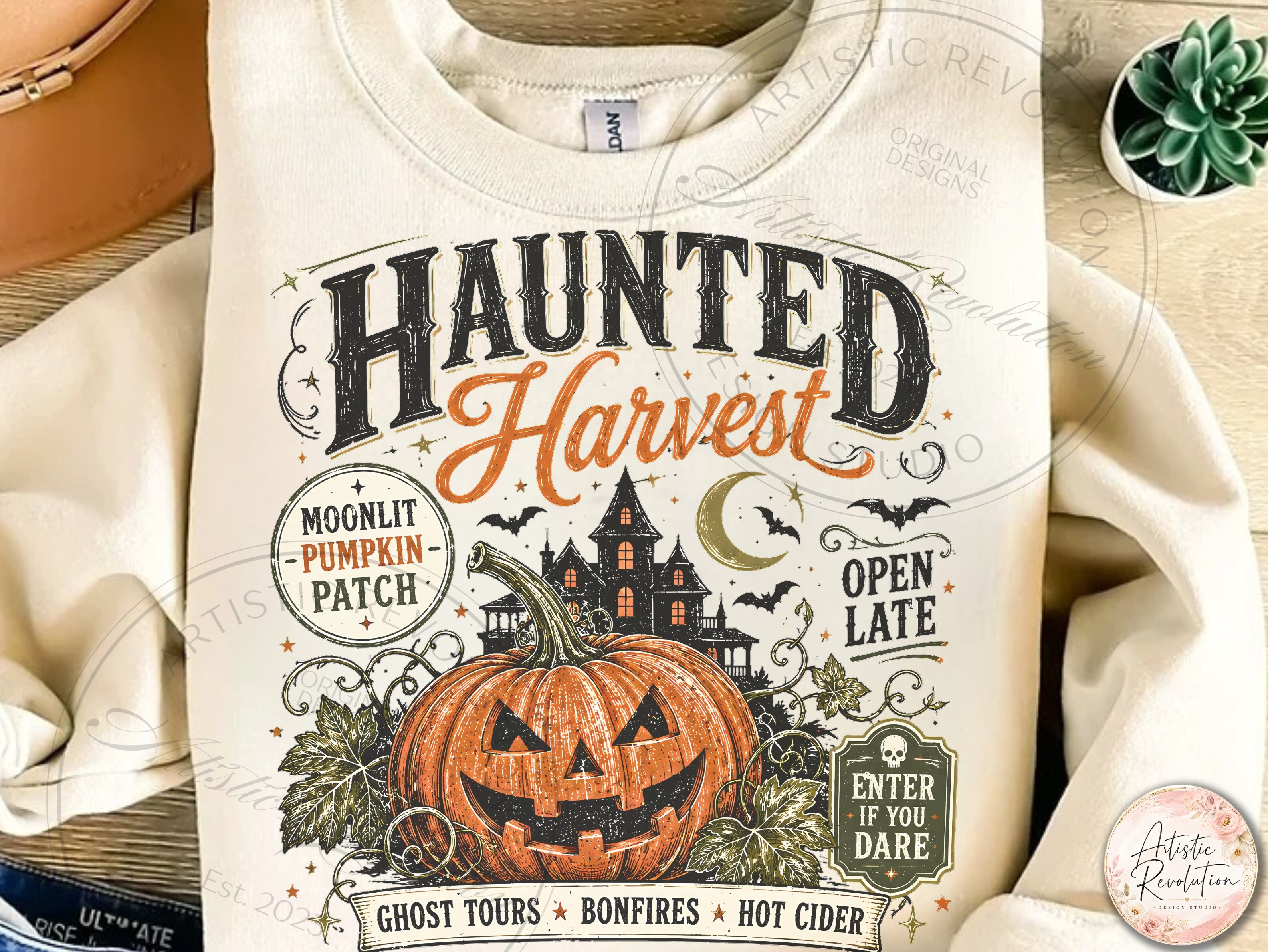 Retro Halloween Pumpkin PNG