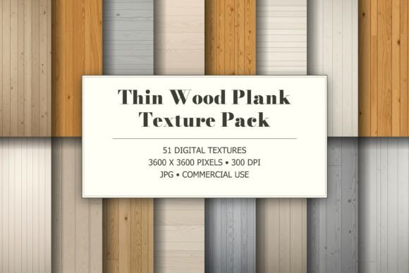 Thin Wood Plank Texture Pack