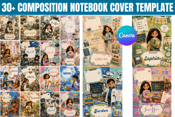 30+ Composition Notebook Cover Template
