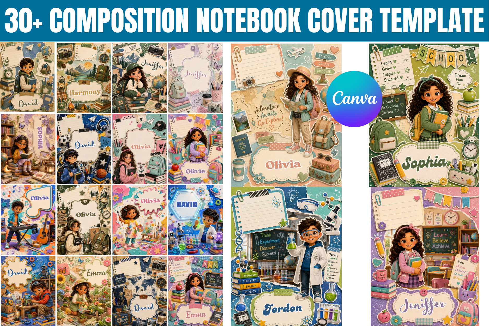 30+ Composition Notebook Cover Template