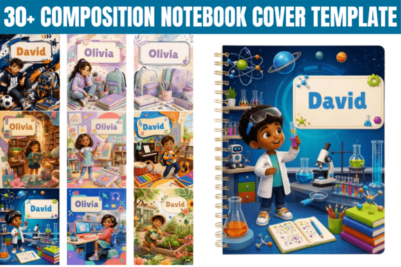 30+ Composition Notebook Cover Template