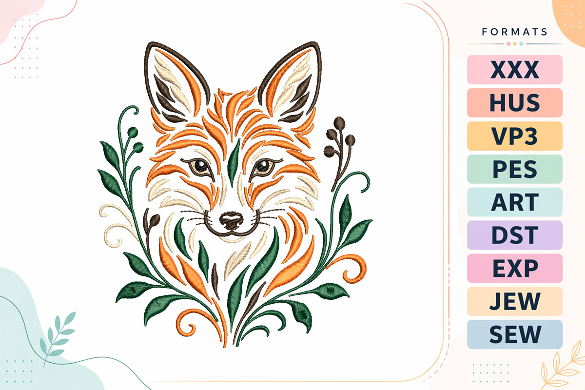 Botanical Animal Fox